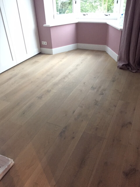 Eiken hout vloer